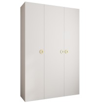 Hoher Drehtürenschrank Kleiderschrank COMO 1 - Tiefe 52 cm, Größe von 100 cm bis 200 cm