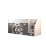 Etagenbett Hochbett mit Schreibtisch TOLEDO 3