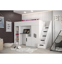 Etagenbett Hochbett mit Schreibtisch PARTY 14