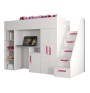 Etagenbett Hochbett mit Schreibtisch PARTY 14
