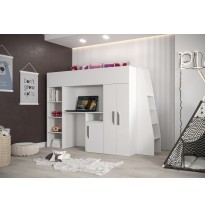 Etagenbett Hochbett mit Schreibtisch PARTY 15