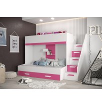Etagenbett Hochbett mit Treppe PARTY 16