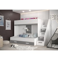 Etagenbett Hochbett mit Treppe PARTY 16