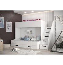 Etagenbett Hochbett mit Treppe PARTY 16