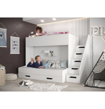 Etagenbett Hochbett mit Treppe PARTY 16