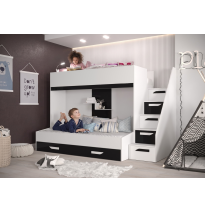 Etagenbett Hochbett mit Treppe PARTY 16