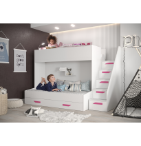 Etagenbett Hochbett mit Treppe PARTY 16