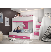 Etagenbett Hochbett mit Treppe PARTY 16