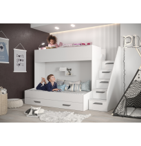 Etagenbett Hochbett mit Treppe PARTY 16