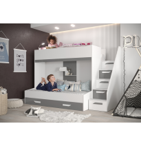 Etagenbett Hochbett mit Treppe PARTY 16