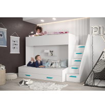 Etagenbett Hochbett mit Treppe PARTY 16