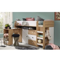 Etagenbett Hochbett mit Schreibtisch SMART 1