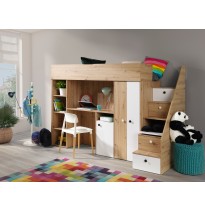 Etagenbett Hochbett mit Treppe SMART 14