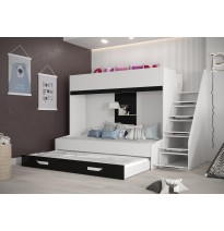 Etagenbett Hochbett mit Treppe PARTY 16