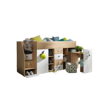 Etagenbett Hochbett mit Schreibtisch SMART 3