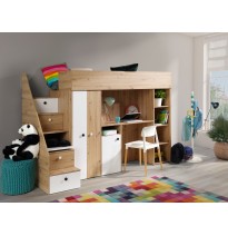 Etagenbett Hochbett mit Treppe SMART 14
