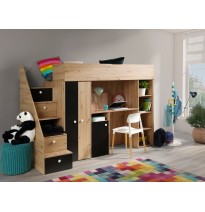 Etagenbett Hochbett mit Treppe SMART 14