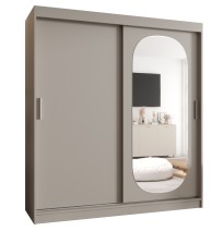 Schiebetürenschrank mit Spiegel ROYAL - Größe 100cm 120cm 150cm 180cm 200cm 250cm