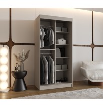 Schiebetürenschrank Rubino T - Größe 100cm 120cm 150cm 180cm 200cm 250cm