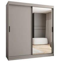 Schiebetürenschrank mit Spiegel Rubino T2 - Größe 100cm 120cm 150cm 180cm 200cm 250cm