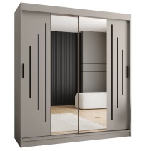 Schiebetürenschrank mit Spiegel Rubino Y1 - Größe 100cm 120cm 150cm 180cm 200cm 250cm