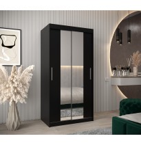 Schiebetürenschrank mit Spiegel Tokyo 1, Tiefe 62 cm, Höhe 200 cm