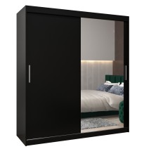Schiebetürenschrank mit Spiegel Tokyo 2, Tiefe 62 cm, Höhe 200 cm
