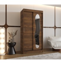 Schiebetürenschrank mit Spiegel ULTRA - Größe 100cm 120cm 150cm 180cm 200cm 250cm