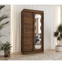 Schiebetürenschrank mit Spiegel SPOTI - Größe 100cm 120cm 150cm 180cm 200cm 250cm