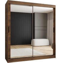 Schiebetürenschrank mit Spiegel Rubino T3 - Größe 100cm 120cm 150cm 180cm 200cm 250cm