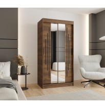 Schiebetürenschrank mit Spiegel Rubino Y1 - Größe 100cm 120cm 150cm 180cm 200cm 250cm