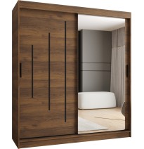 Schiebetürenschrank mit Spiegel Rubino Y2 - Größe 100cm 120cm 150cm 180cm 200cm 250cm