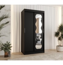 Schiebetürenschrank mit Spiegel SPOTI - Größe 100cm 120cm 150cm 180cm 200cm 250cm