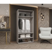 Hoher Drehtürenschrank mit Spiegel Kleiderschrank ALICANTE 2 - Größe 100cm, 150cm, 200cm, 250cm, 300cm