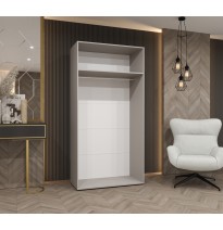 Hoher Drehtürenschrank mit Spiegel Kleiderschrank MARBELLA 2 - Größe 100cm, 150cm, 200cm, 250cm, 300cm