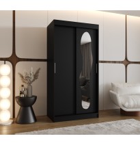 Schiebetürenschrank mit Spiegel ULTRA - Größe 100cm 120cm 150cm 180cm 200cm 250cm