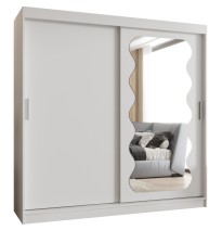 Schiebetürenschrank mit Spiegel SPOTI - Größe 100cm 120cm 150cm 180cm 200cm 250cm