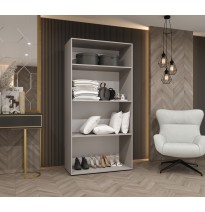 Hoher Drehtürenschrank mit Spiegel Kleiderschrank PARMA 2 - Größe 100cm, 150cm, 200cm, 250cm, 300cm