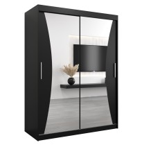 Schiebetürenschrank mit Spiegel MONACO - Größe 100cm 120cm 150cm 180cm 200cm 250cm