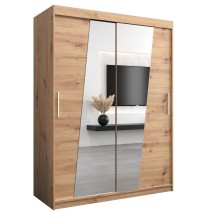 Schiebetürenschrank mit Spiegel RHOMB | 100-250 cm