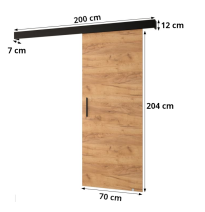 Schiebetüren Innentüren Salwador I - Größe 70cm 80cm 90cm