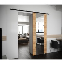 Schiebetüren Innentüren mit Spiegel ZONDA II - Größe 70cm 80cm 90cm