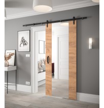Schiebetüren Innentüren mit Spiegel LOFTIKO II - Größe 90cm