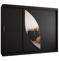 Schiebetürenschrank mit Spiegel MILO - Größe 100cm 120cm 150cm 180cm 200cm 250cm